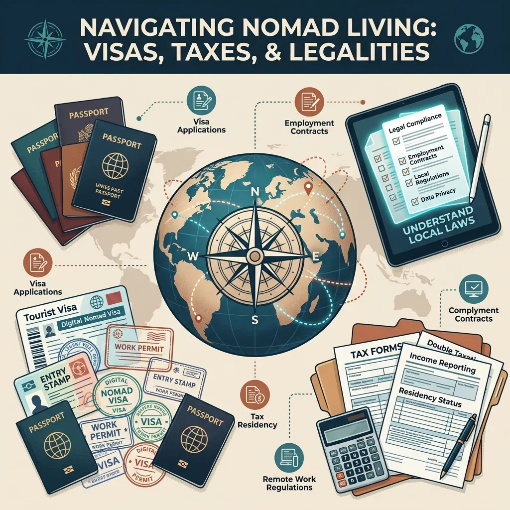 Visas, Taxes, and Legalities in Nomad Living