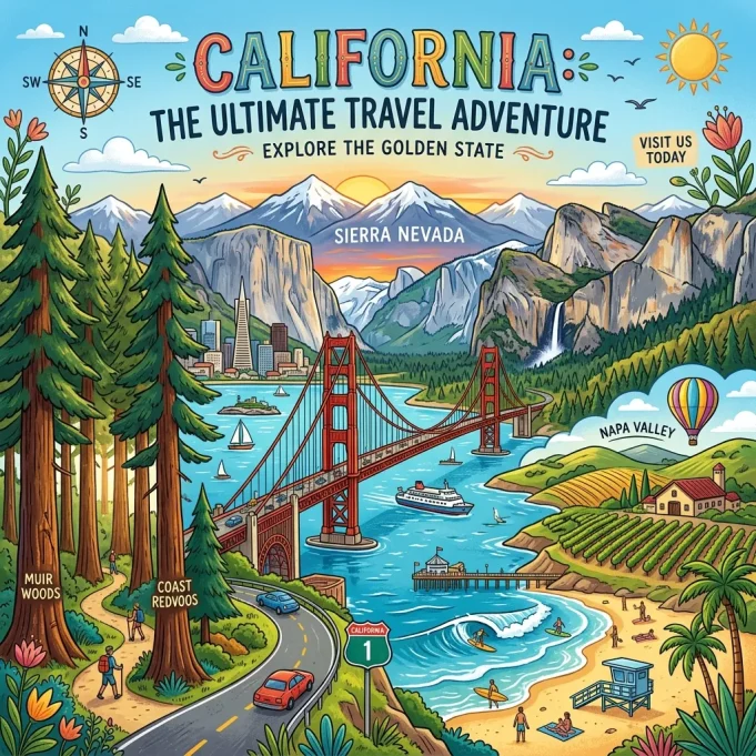 Explore the Best Places to Visit in California Today