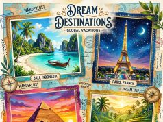 Top Dream Vacation Ideas Around the World Top Dream Vacation Ideas Around the World