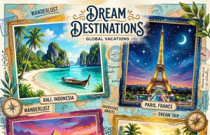 Top Dream Vacation Ideas Around the World Top Dream Vacation Ideas Around the World
